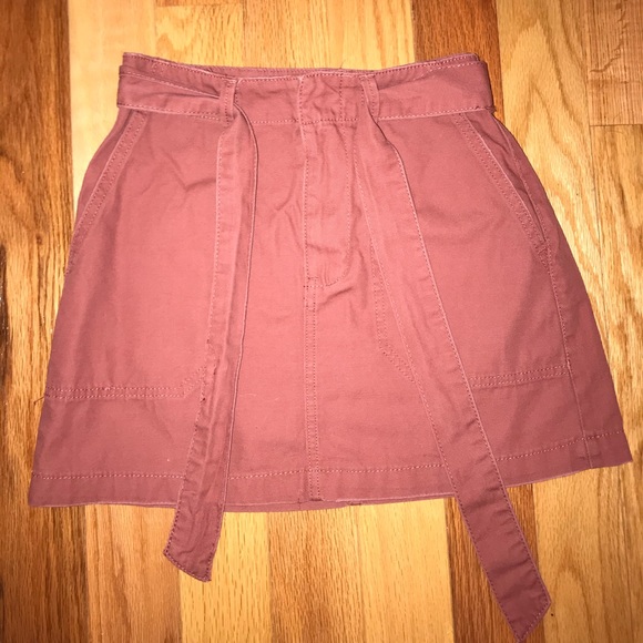 Burnt Orange Miniskirt - Picture 1 of 2